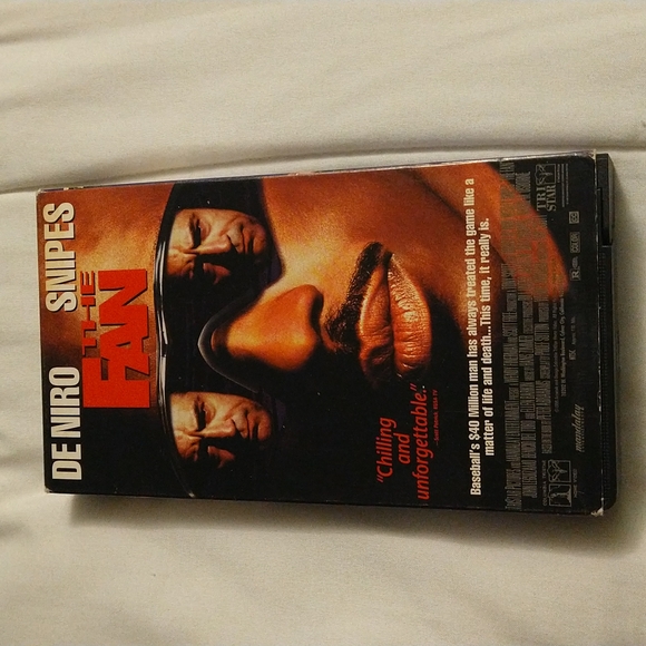 6/$15 The Fan 1996  Thriller Psychological thriller vhr tape - Picture 4 of 4